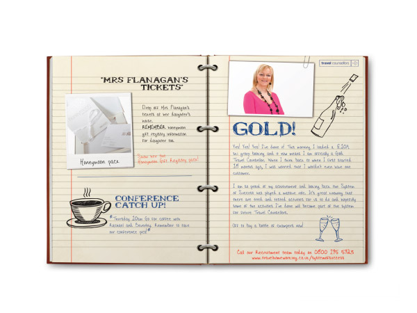 A Day in the Life Diary Direct Mail - Spreads